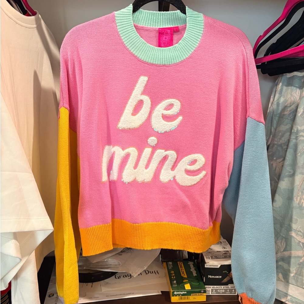 Queen of sparkles Be Mine sweater